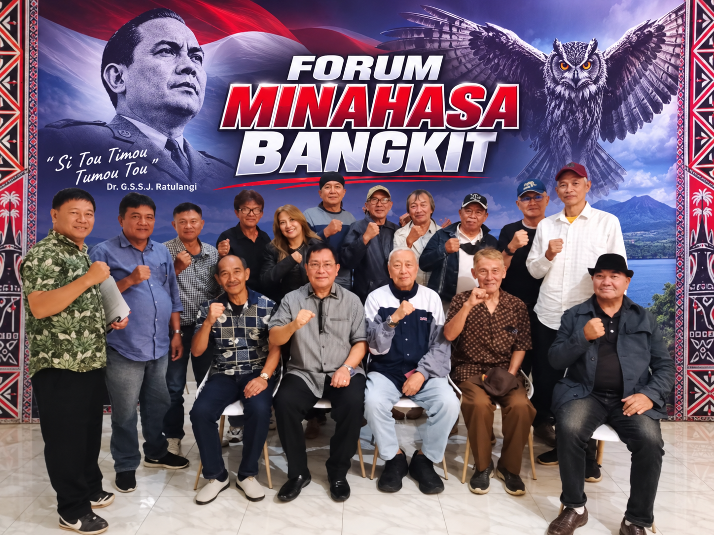ORGANISASI FORUM MINAHASA BANGKIT (FMB) LAHIR DI TONDANO.