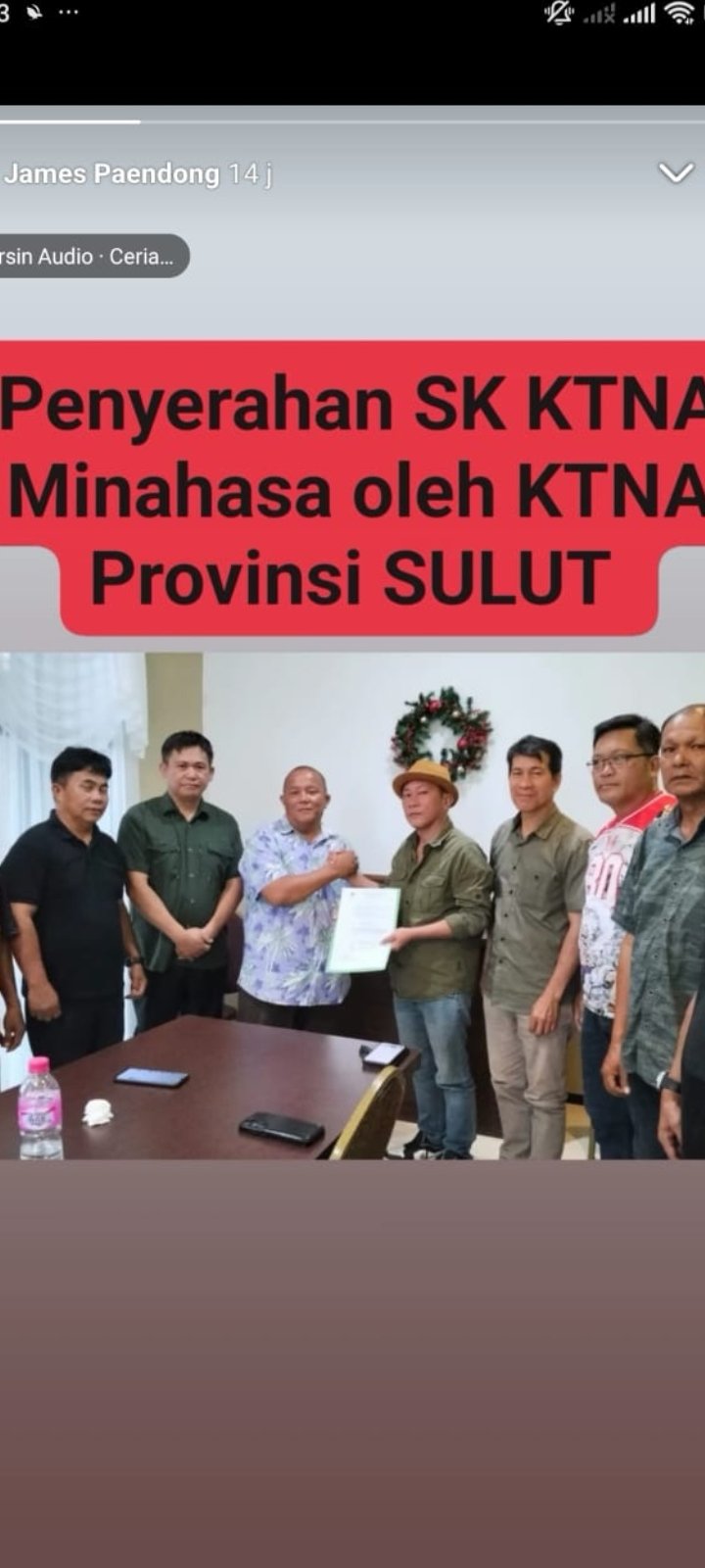 MIRIS, MEMALUKAN KELOMPOK PENGURUS PARTAI BERAMBISI MENGUASAI KTNA MINAHASA