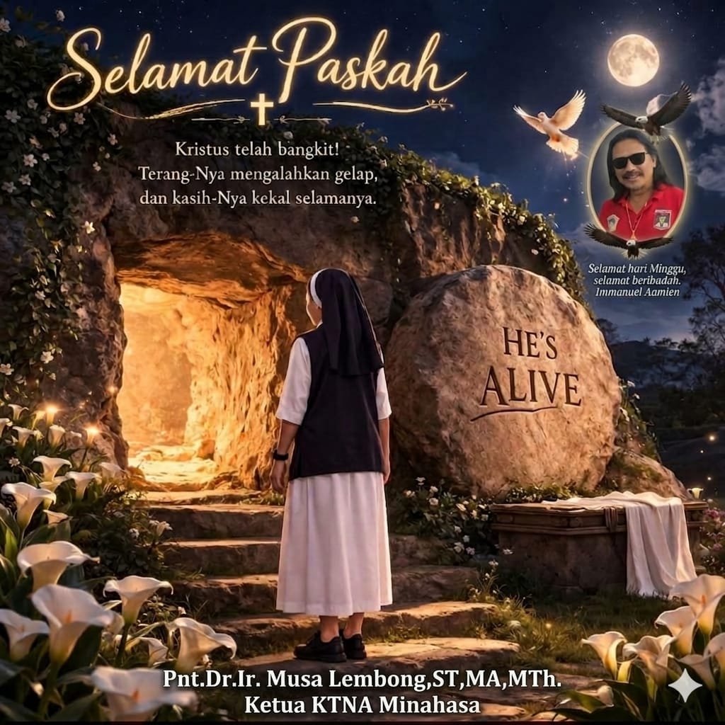 KELUARGA BESAR KTNA MINAHASA MENGUCAPKAN SELAMAT PASKAH 2026